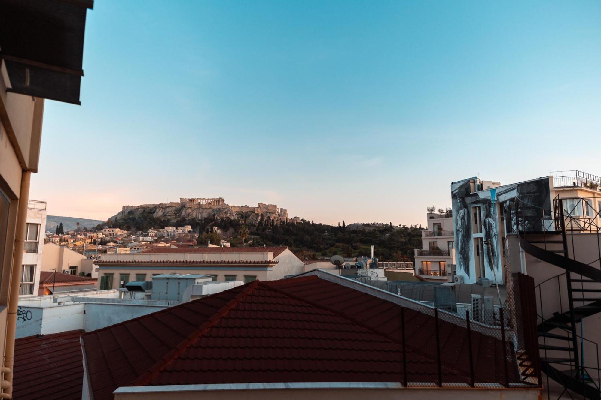 Parthenon Portrait Apartments Athen Exterior foto
